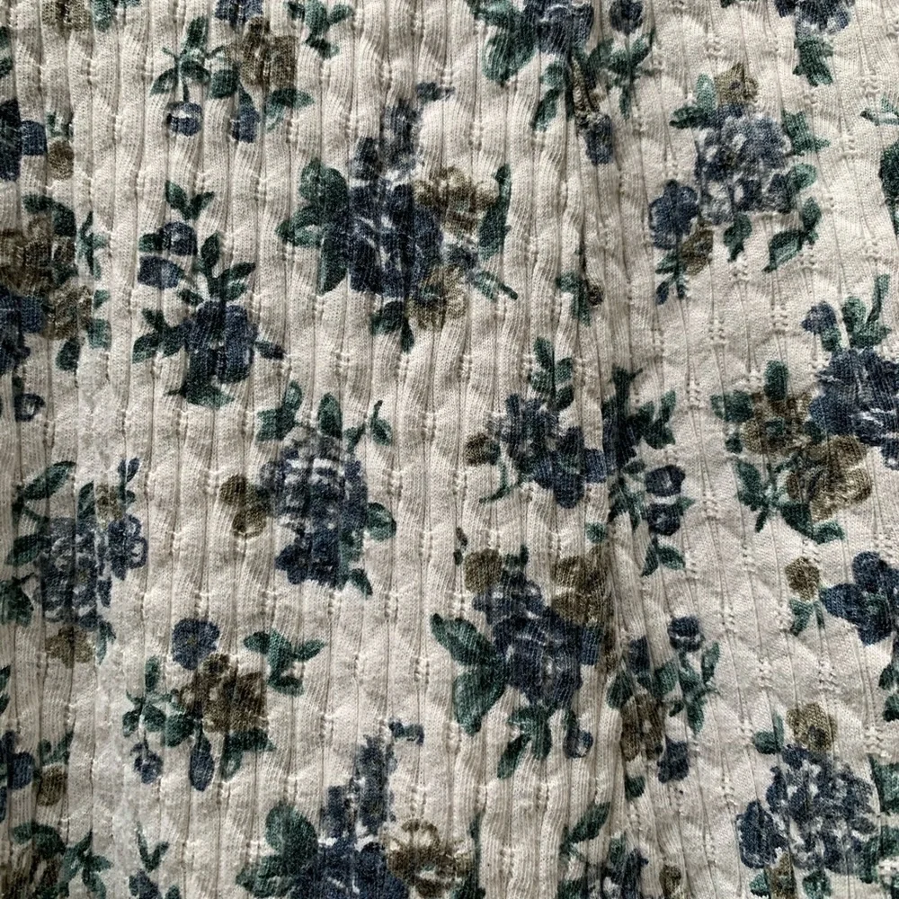 Vintage Floral Energie Blue and White Skirt